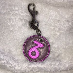 Coach Capricorn keychain euc